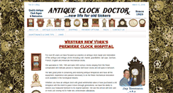 Desktop Screenshot of antiqueclockdoctor.com
